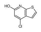 4-chloro-7H-thieno[2,3-b]pyridin-6-one结构式