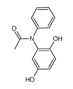 N-(2,5-dihydroxyphenyl)-N-phenylacetamide Structure