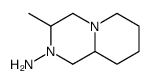 2H-Pyrido[1,2-a]pyrazin-2-amine,octahydro-3-methyl-(9CI) Structure