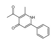 3-Acetyl-2-methyl-6-phenylpyridin-4(1H)-one结构式