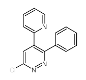 3-Chloro-5-pyridyl-6-phenylpyridazine结构式