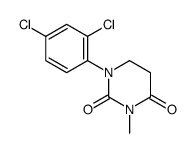 1-(2,4-dichlorophenyl)-3-methyl-1,3-diazinane-2,4-dione结构式