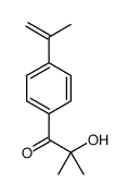 2-hydroxy-2-methyl-1-(4-prop-1-en-2-ylphenyl)propan-1-one Structure