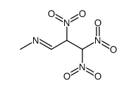 methyl-(2,3,3-trinitro-propyliden)-amine Structure