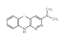 N,N-dimethyl-10H-pyridazino[4,3-b][1,4]benzothiazin-3-amine Structure