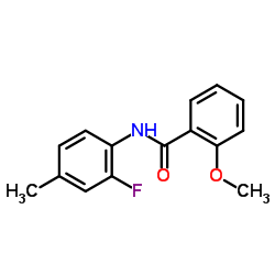 N-(2-Fluoro-4-methylphenyl)-2-methoxybenzamide Structure