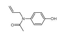 N-allyl-N-(4-hydroxyphenyl)acetamide Structure