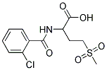 2-[(2-CHLOROBENZOYL)AMINO]-4-(METHYLSULFONYL)BUTANOIC ACID Structure