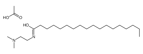 acetic acid,N-[2-(dimethylamino)ethyl]octadecanamide Structure