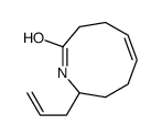 2-prop-2-enyl-1,2,3,4,7,8-hexahydroazonin-9-one结构式
