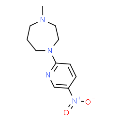 1-methyl-4-(5-nitropyridin-2-yl)-1,4-diazepane Structure