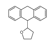 Furan, 2-(9,10-dihydro-9-anthracenyl)tetrahydro- Structure