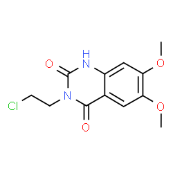 3-(2-Chloroethyl)-6,7-dimethoxyquinazoline-2,4(1H,3H)-dione structure