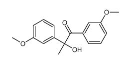 2-hydroxy-1,2-bis(3-methoxyphenyl)propan-1-one Structure