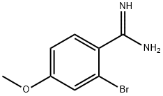 2-Bromo-4-methoxy-benzamidine结构式