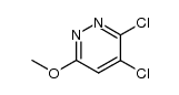 3,4-dichloro-6-methoxypyridazine Structure