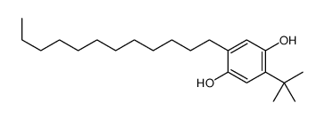 2-tert-butyl-5-dodecylbenzene-1,4-diol结构式