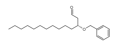 (R)-3-phenylmethyloxy-tetradecanal Structure