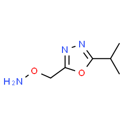 1,3,4-Oxadiazole,2-[(aminooxy)methyl]-5-(1-methylethyl)-(9CI)结构式