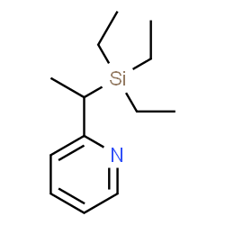 Pyridine,2-[1-(triethylsilyl)ethyl]-(9CI) structure