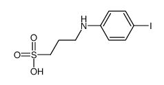 3-(4-iodoanilino)propane-1-sulfonic acid Structure