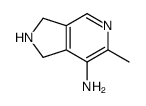 1H-Pyrrolo[3,4-c]pyridine,7-amino-2,3-dihydro-6-methyl-(6CI)结构式