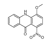 4-methoxy-1-nitro-9-oxoacridan结构式