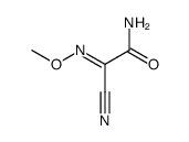 trans-2-Cyano-2-(methoxyimino)acetamide structure