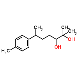2-Methyl-6-(p-tolyl)heptane-2,3-diol结构式