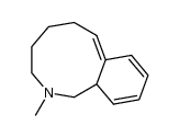 2-Methyl-1,3,4,5,6,11a-hexahydro-2H-2-benzazonine结构式