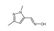 2,5-dimethyl-2H-pyrazole-3-carbaldehyde oxime结构式