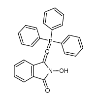 2-hydroxy-3-[(triphenylphosphoranylidene)methylene]-2,3-dihydroisoindol-1-one Structure