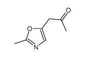 1-(2-methyl-1,3-oxazol-5-yl)propan-2-one结构式