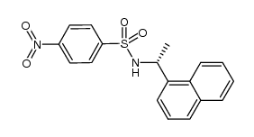 (R)-N-(1-naphthalen-1-yl-ethyl)-4-nitro-benzenesulfonamide Structure