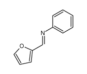 (E)-1-(furan-2-yl)-N-phenylmethanimine结构式