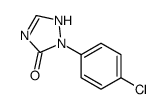 1-(4-氯苯基)-1H-1,2,4-三唑-5(4H)-酮结构式