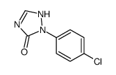 1-(4-chlorophenyl)-1H-1,2,4-triazol-5(4H)-one Structure