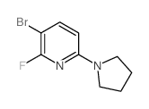 3-Bromo-2-fluoro-6-(pyrrolidin-1-yl)pyridine picture