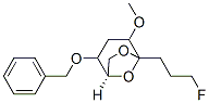 6,8-Dioxabicyclo3.2.1octane, 5-(3-fluoropropyl)-4-methoxy-2-(phenylmethoxy)-, 1R-(exo,exo)-结构式