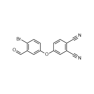 4-(4-Bromo-3-formylphenoxy)phthalonitrile structure