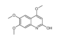 4,6,7-trimethoxy-1H-quinolin-2-one结构式