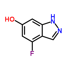 4-Fluoro-1H-indazol-6-ol structure