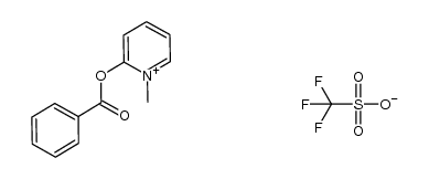 2-benzoyloxy-1-methylpyridinium triflate结构式