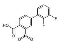 4-(2,3-difluorophenyl)-2-nitrobenzoic acid Structure