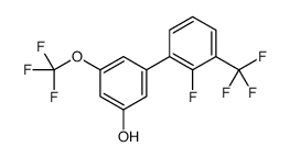 3-[2-fluoro-3-(trifluoromethyl)phenyl]-5-(trifluoromethoxy)phenol Structure