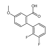 2-(2,3-difluorophenyl)-5-methoxybenzoic acid Structure