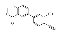 methyl 5-(4-cyano-3-hydroxyphenyl)-2-fluorobenzoate Structure