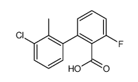 2-(3-chloro-2-methylphenyl)-6-fluorobenzoic acid结构式