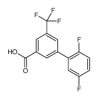 3-(2,5-difluorophenyl)-5-(trifluoromethyl)benzoic acid结构式