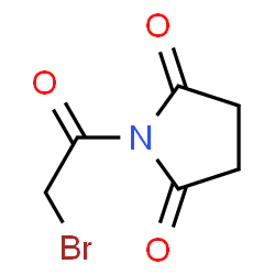 2,5-Pyrrolidinedione, 1-(bromoacetyl)- (9CI)结构式